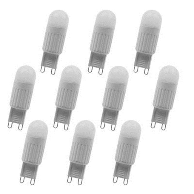 Elitco Lighting G9LED101-10PK 3W 250 Luman 3000K LED G9 Light Bulb - Pack of 10