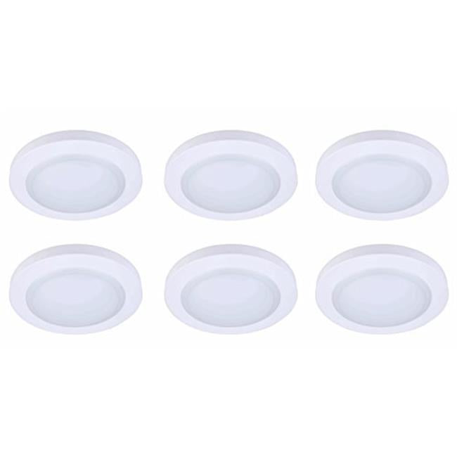 Elitco Lighting RN61530KDK-6PK 6 in. 16.5W 3000K Disk Light - Pack of 6