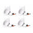 6 in. 15W 1000 Lumen Retrofit - Pack of 4