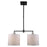Urban Classic 1445D34BZ 12 in. Gemma 2 Lights Chandelier Ceiling Light&#44; Bronze