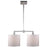 Urban Classic 1445D34PN 12 in. Gemma 2 Lights Chandelier Ceiling Light&#44; Polished Nickel