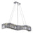 Living District LD2040D36C 36 in. Varya 8 Lights Chandelier Ceiling Light&#44; Chrome