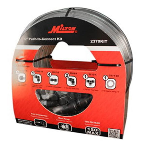 Milton MI2370KIT 0.5 in. Outer dia. Push-to-Connect Shop Air Line Kit