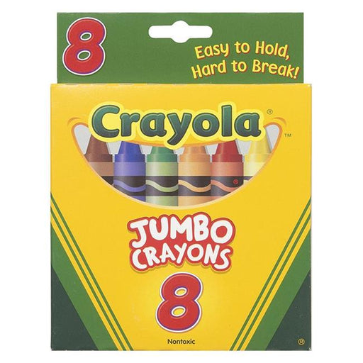 Crayola BIN389BN Crayons Jumbo Peggable Tuck&#44; 8 Count Per Box - Box of 6