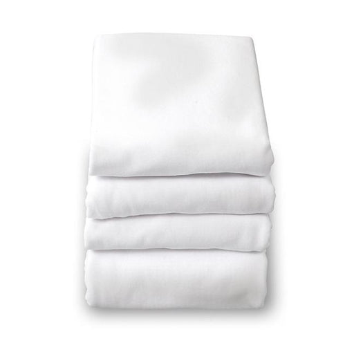 Foundations FNDFSNFWH06BN Safefit White Compact Elastic Fitted Sheet