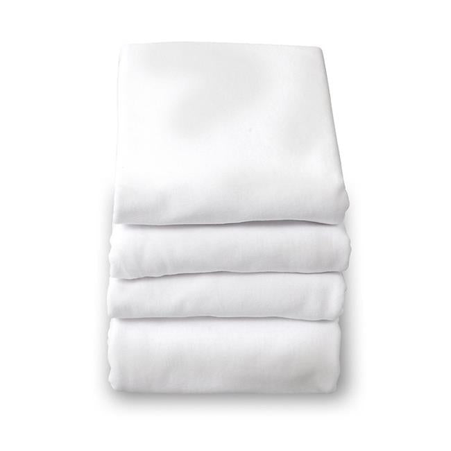 Foundations FNDFSNFWH06BN Safefit White Compact Elastic Fitted Sheet