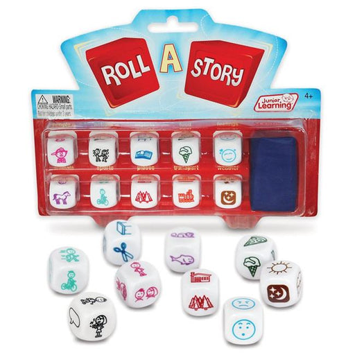 Junior Learning JRL144BN 3 Each Roll A Story Dice