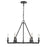 Golden Lighting 5926-6 ABZ Smithsonian Saxon 6 Light Chandelier&#44; Aged Bronze