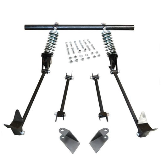 Helix Suspension Brakes & Steering 682683 Triangulated Rear 4-Link Kit with Coilovers for 1929 Model A Roadster - Pickup&#44; Deluxe & Sport