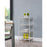 Inroom Furniture Designs BK1740 Bakers Rack - White&#44; 38 x 19 x 13 in.