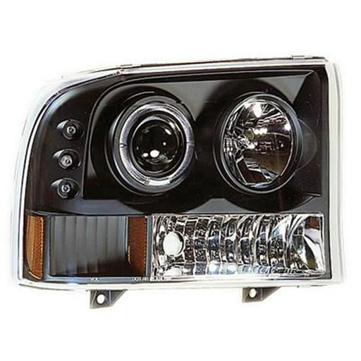 In Pro Car Wear CWS-569B2 Projector Head Lamp&#44; Black - Ford 2015 & 2017