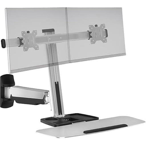 Ergotech FDM-LIFT-2 Freedom Lift Wall Mount for Monitor&#44; Silver