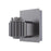 Jesco Lighting AW09-G12-MH39 9 in. Canopy & Husk for Aperture Wall Sconce - Grey