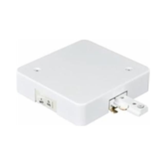 Jesco Lighting J2-CLE-0240-0240-WT J2 Circuit Live End Feed Connector&#44; White