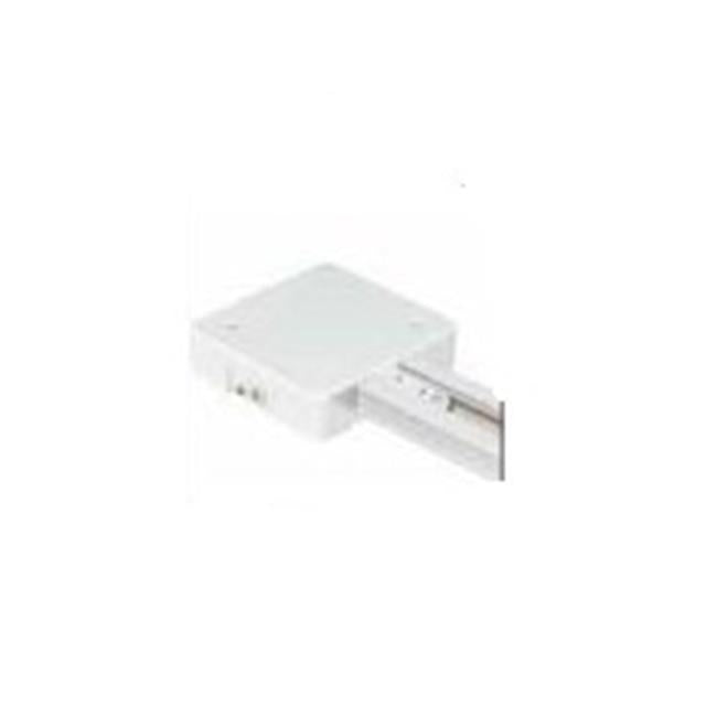 Jesco Lighting J2-CLE-T24-0240-0240-WT J2 Circuit Live End Feed Connector&#44; White