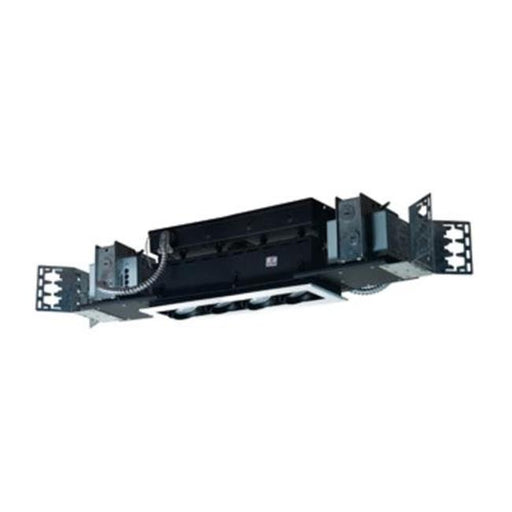 Jesco Lighting MMGMH1639-4EAW 4 Light Linear New Construction Metal Halide&#44; White Trim