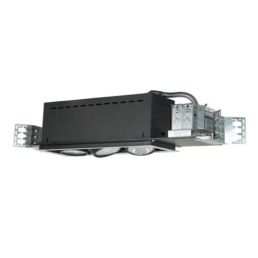 Jesco Lighting MYMH3070-3EWB Three Light Linear Metal Halide&#44; White Trim & Black Interior