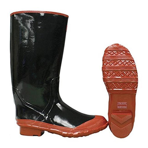 Boss Manufacturing 2KP52218 Boss Gloves Rubber Boot&#44; Black & Red - Size 8