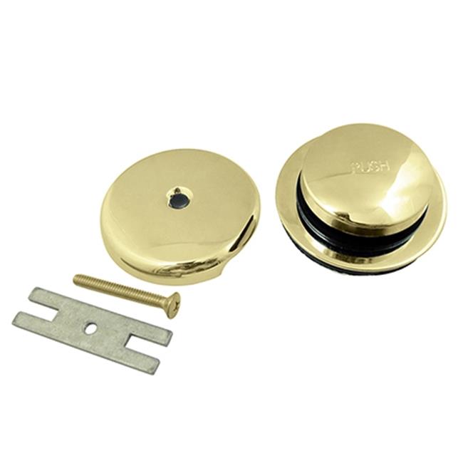Kingston Brass DTT5302A2 Made to Match DTL5302A2 Toe Tap Drain Kit&#44; Polished Brass