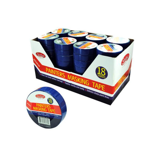 Kole Imports ML215-64 Painters Masking Tape Counter Top Display - Pack of 64