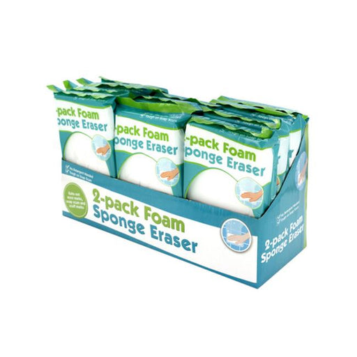 Kole Imports GH275-36 Foam Sponge Eraser Cleaning Pads Counter Top Display&#44; 36 Piece