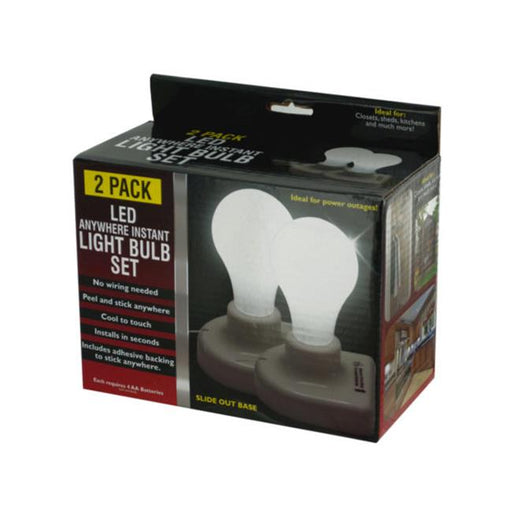 LED Anywhere Instant Light Bulb Set&#44; 8 Piece