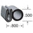 Clean Seal C6P-G7011S50 0.55 x 0.80 Clip-On with Side