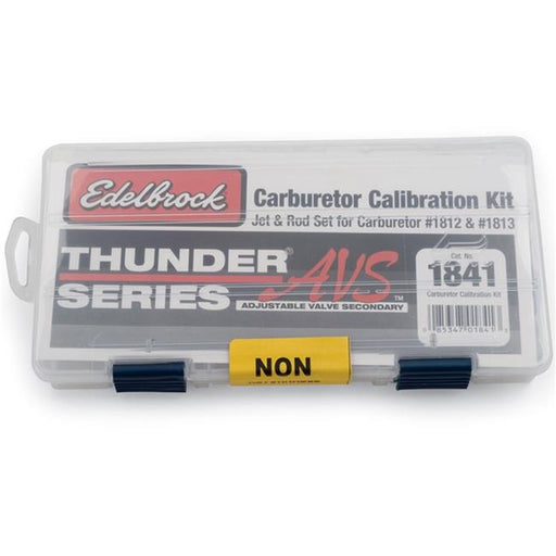 Edelbrock E11-1841 No. 1218 - 1813 Thunder AVS Carburetor Calibration Kit