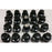 Gorilla G20-75148RBC Range Rover Evoque Lug Nuts - Black Chrome
