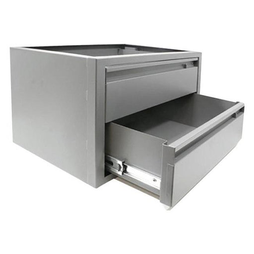 Steel 2 Drawer Cabinet&#44; 20 x 12 x 13.5 in.