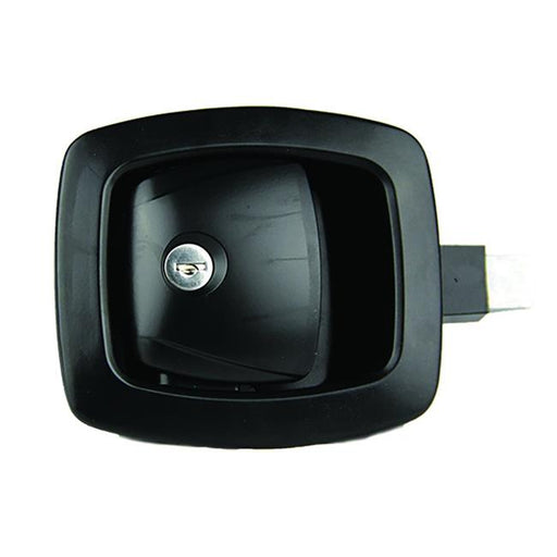 Lippert  RV Slam Latch Baggage Door Handle&#44; Black - 4.57 x 5.07 in.