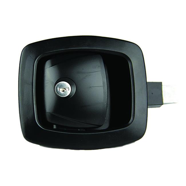 Lippert  RV Slam Latch Baggage Door Handle&#44; Black - 4.57 x 5.07 in.