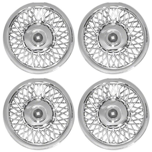 Coast2coast IWC1215 15 in. Chrome Laced Design Wheel Covers