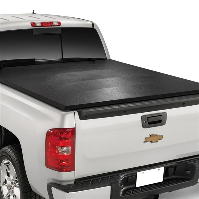 6 ft. 6 in. Soft Tri-Fold Tonneau Covers&#44; Black for 2014 Toyota Tundra