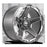 18 x 9 in. White Insert Wheels