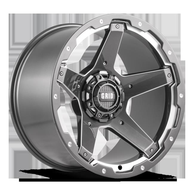 18 x 9 in. White Insert Wheels