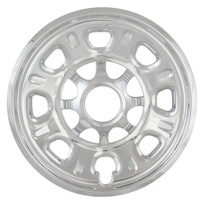 Coast to Coast CCI-IMP405X 17 in. Impostor Series Wheel Skin for 1962-1968 Cadillac DeVille&#44; Silver