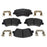 RM Brakes R53-MGD1543CH 2011-2013 Hyundai Elantra Brake Pad Set