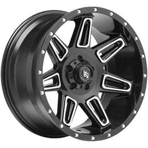 Pro Comp 721073324N 20 x 10 in. 5 x 5 Bolt Pattern 5 in. Satin Black Wheels&#44; Large