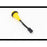 A101530DBK 12 in. 15A-30AF Detachable RV Power Cord Adapter&#44; Yellow