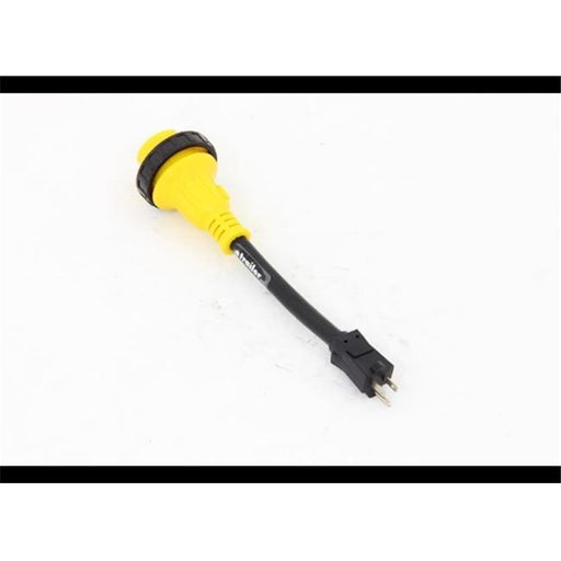 A101530DBK 12 in. 15A-30AF Detachable RV Power Cord Adapter&#44; Yellow