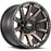 Grid 52952D187 GD05-20090052D-187 20 x 9 in. Matte Black Wheel with Machined Spoke Faces