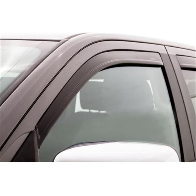 Ventshade V15-774075 4 Piece Tape-On Low Profile Ventvisor Matte Black Front & Rear Window Deflectors for 2019 GMC Sierra 1500
