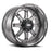 Grid Wheels 129645A356 20 x 9 in. GD10 Wheel Matte Anthracite with Black Lip