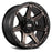 Grid Wheels 629655D31 20 x 9 in. GD6 Matte Black Wheel with Bronze Face