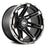 Grid Wheels B189865T25 18 x 9.0 in. 8 x 165.1 in. Bolt Pattern 0 Offset 125.5 mm Hub Wheel