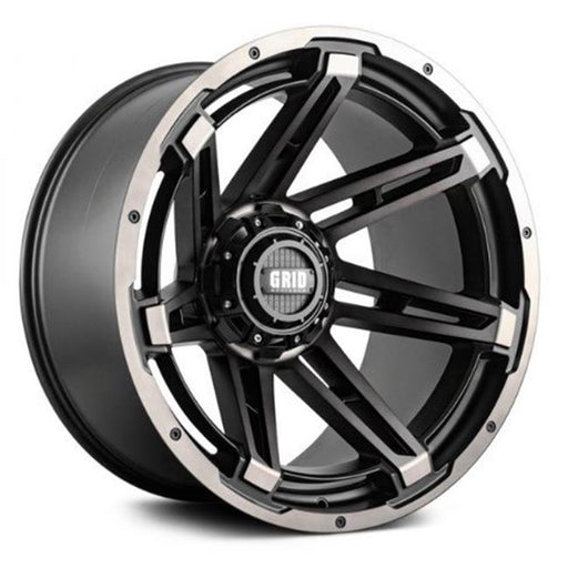 Grid Wheels B189865T25 18 x 9.0 in. 8 x 165.1 in. Bolt Pattern 0 Offset 125.5 mm Hub Wheel