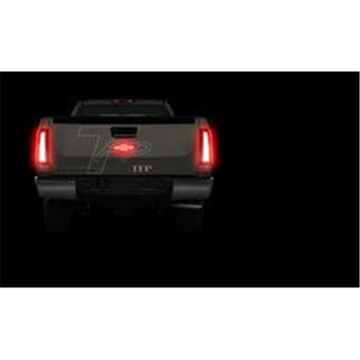 International Trim TFP 35096LEB Black & Chrome Lighted Tailgate Logo Emblem for 2000-2013 Gmc Sierra