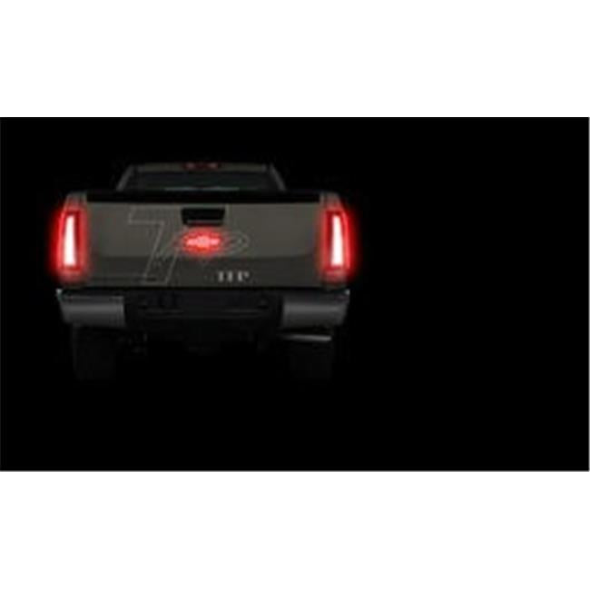 International Trim TFP 35096LEB Black & Chrome Lighted Tailgate Logo Emblem for 2000-2013 Gmc Sierra