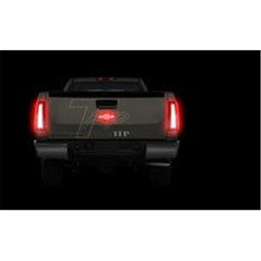 International Trim TFP 44106LTGEB 9 in. Black & Chrome Lighted Tailgate Logo Emblem for 2009-2014 Ford F-150